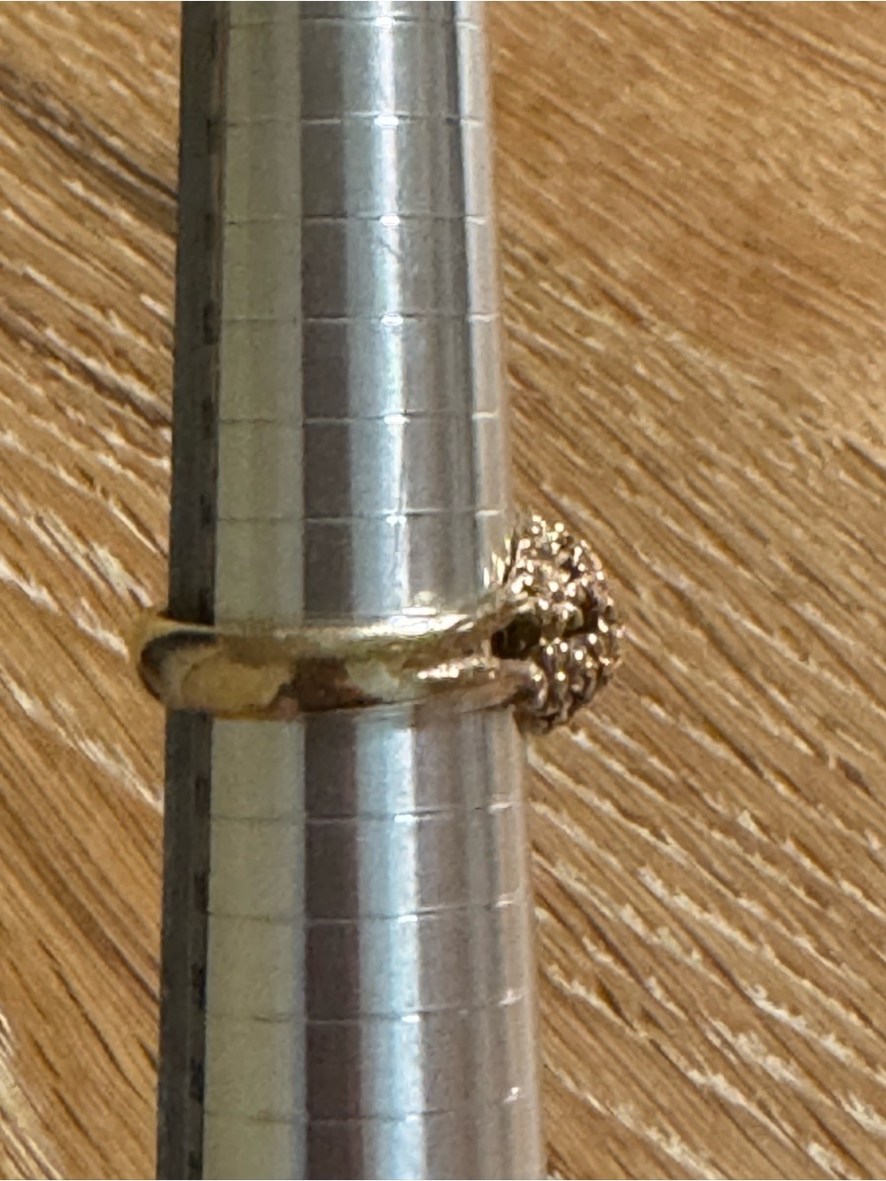 Retired James Avery Margarita Daisy Flower Dome Ring 14K Gold Size 7.5 - Picture 7 of 8